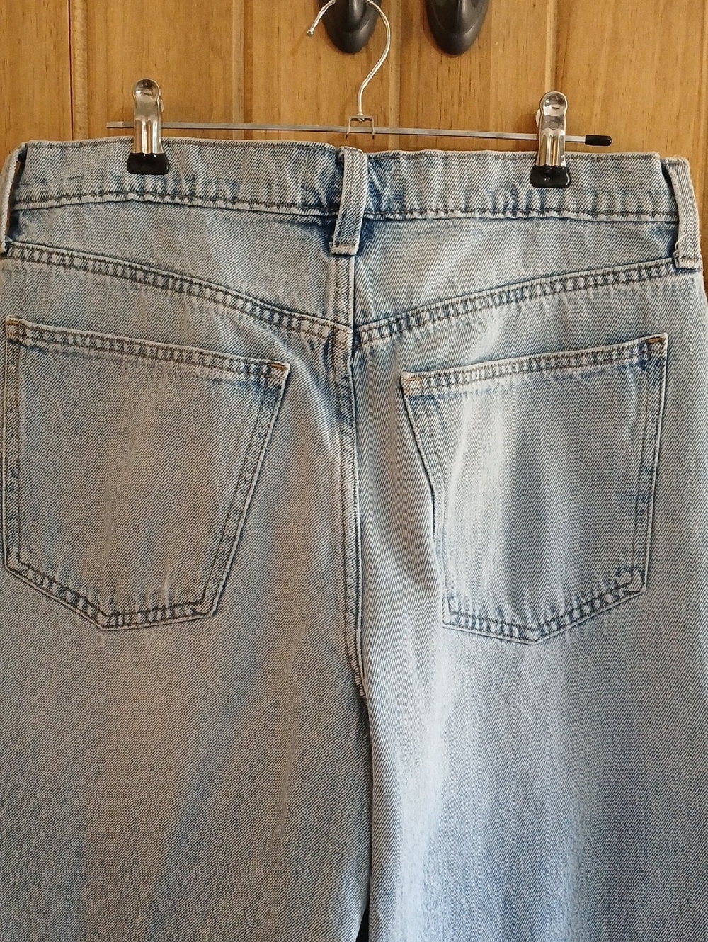 Universal Thread High Rise Easy Barrel Leg Jeans - 8 - Picture 5 of 8